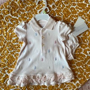 Ralph Lauren NWT DRESS WITH BLOOMER 3 months